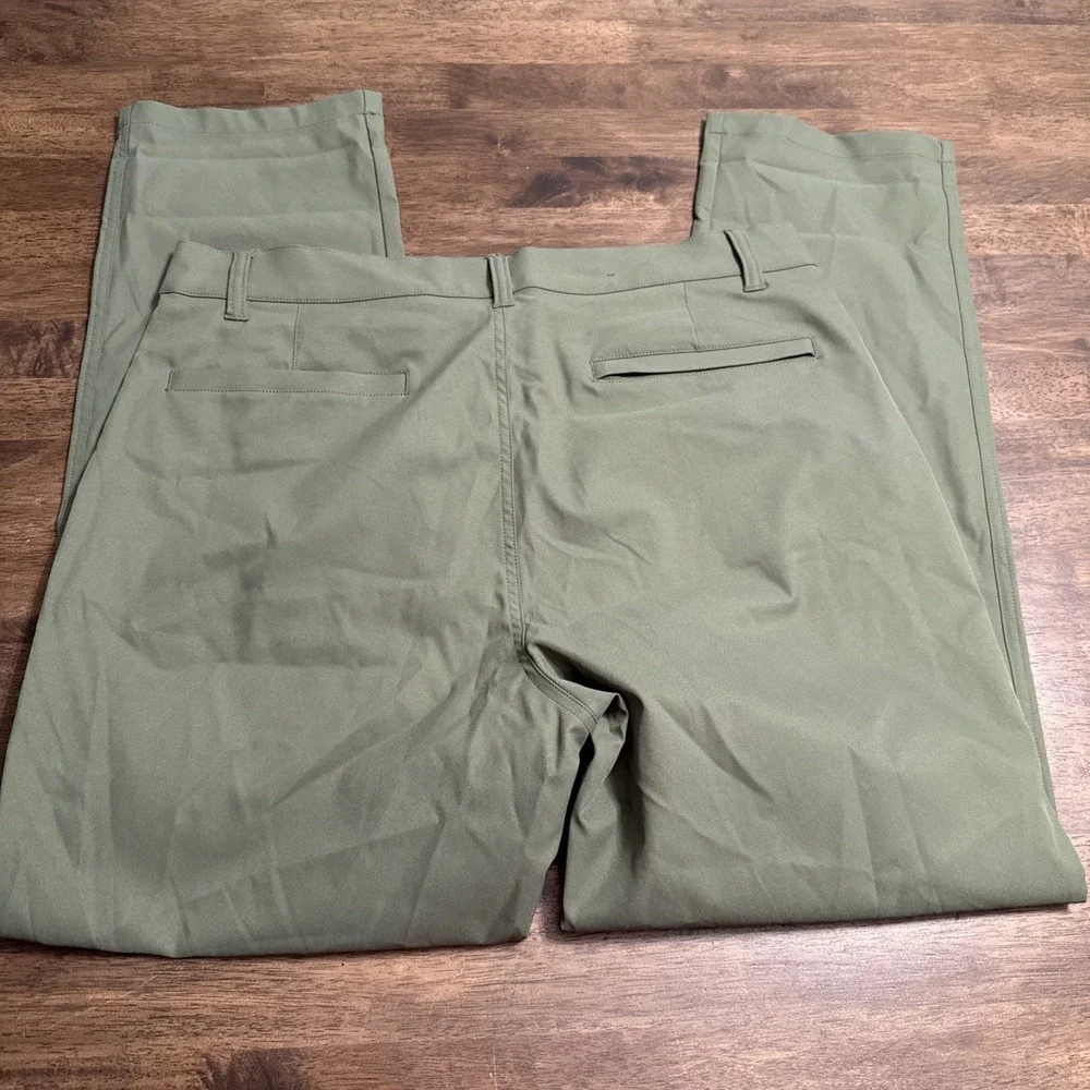 32 Degrees Cool Stretch Performance Pants Mens 34x29 Olive Green NWOT